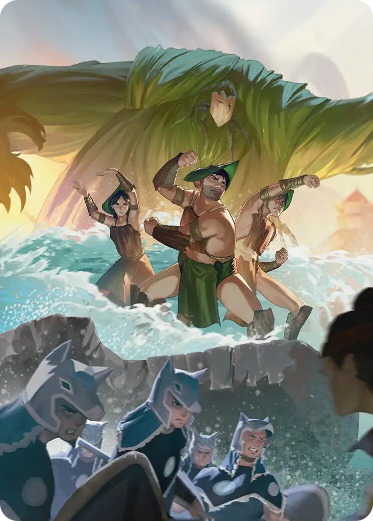 Swampbenders Art Card [Avatar: The Last Airbender Art Series] | Cards and Coasters CA