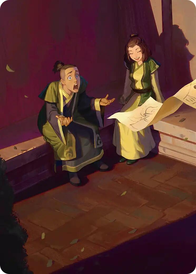 Sokka and Suki Art Card [Avatar: The Last Airbender Art Series] | Cards and Coasters CA