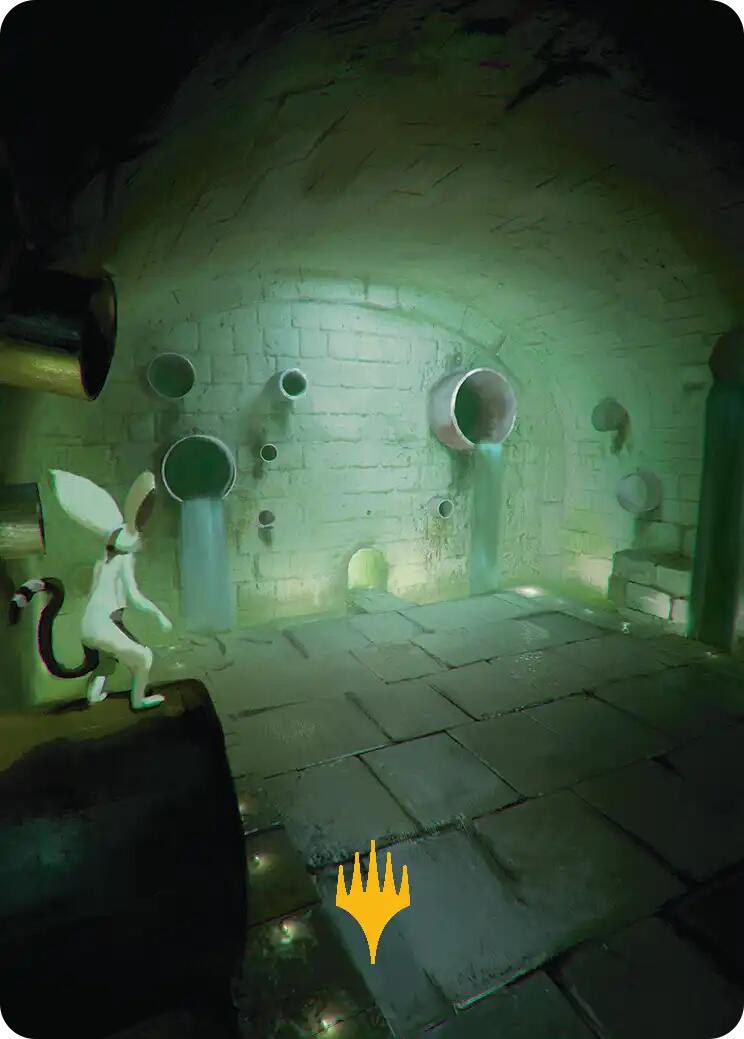 Swamp Art Card (Gold-Stamped Planeswalker Symbol) [Avatar: The Last Airbender Art Series] | Cards and Coasters CA