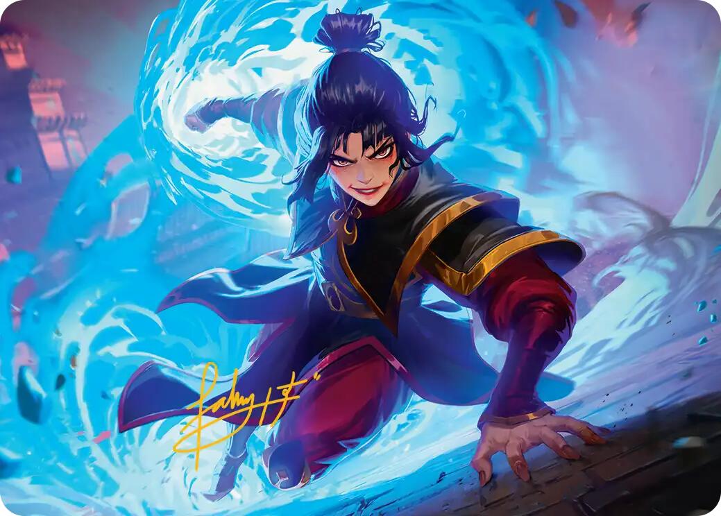 Fire Lord Azula Art Card (Gold-Stamped Signature) [Avatar: The Last Airbender Art Series] | Cards and Coasters CA