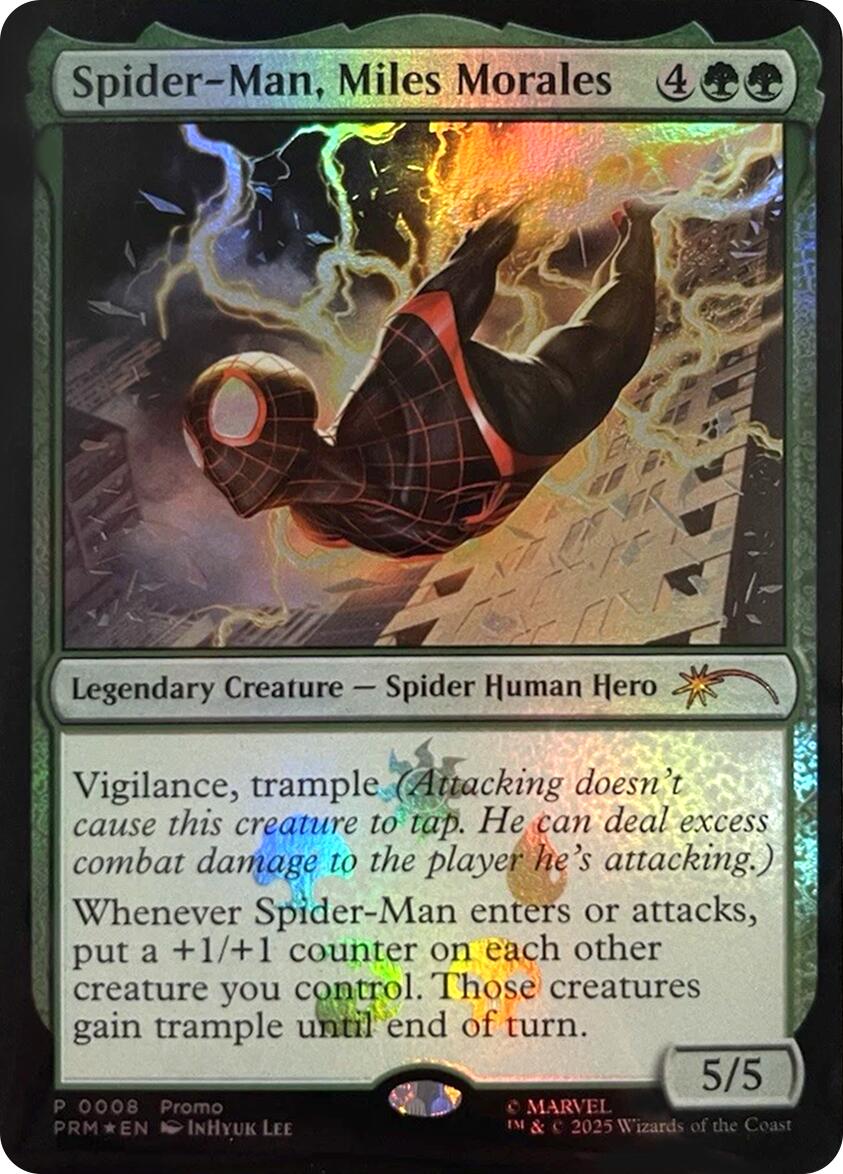 Spider-Man, Miles Morales [Marvel's Spider-Man Promos] | Cards and Coasters CA
