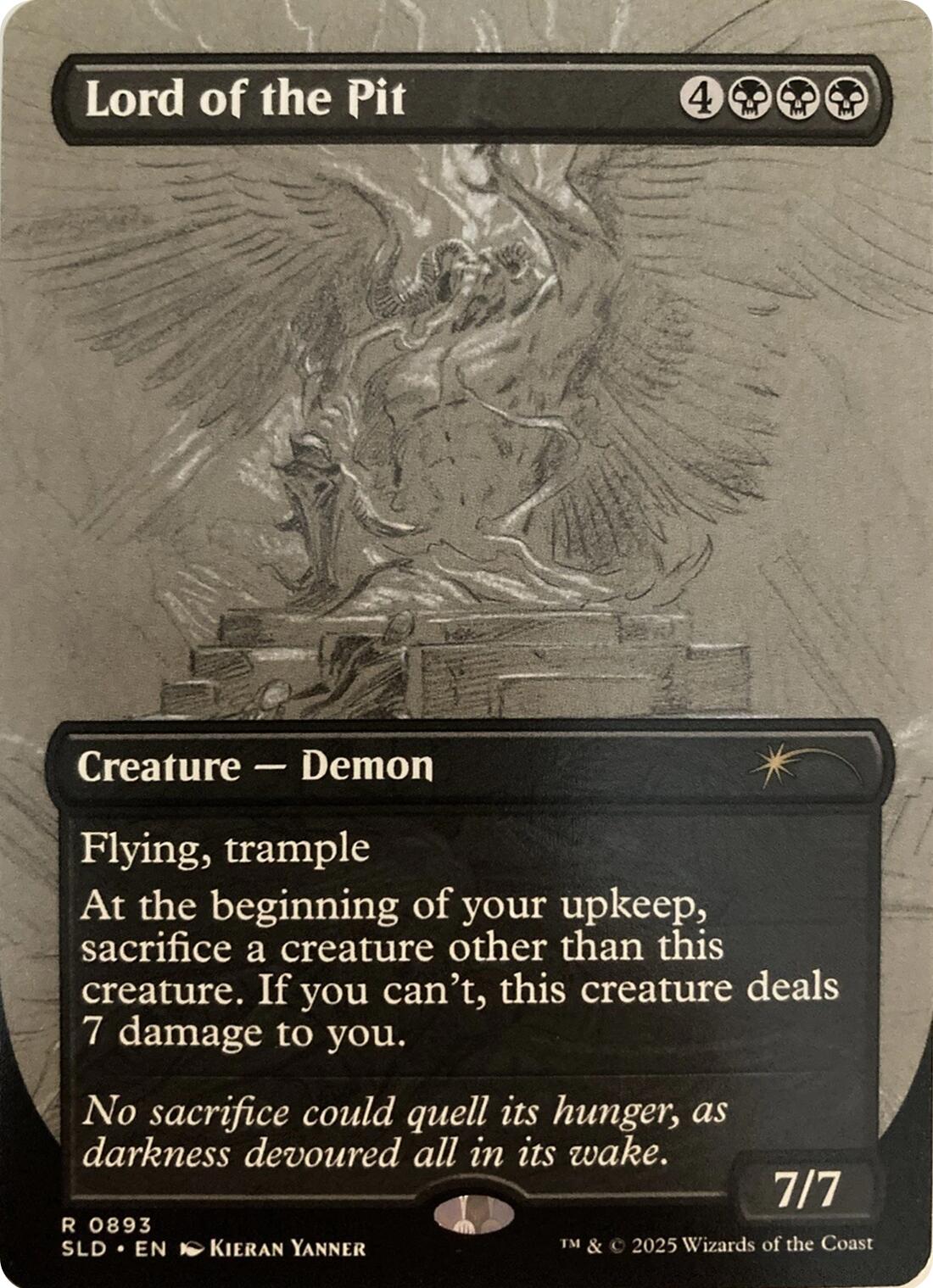 Lord of the Pit (Sketch Showcase) [Secret Lair Drop Series] | Cards and Coasters CA
