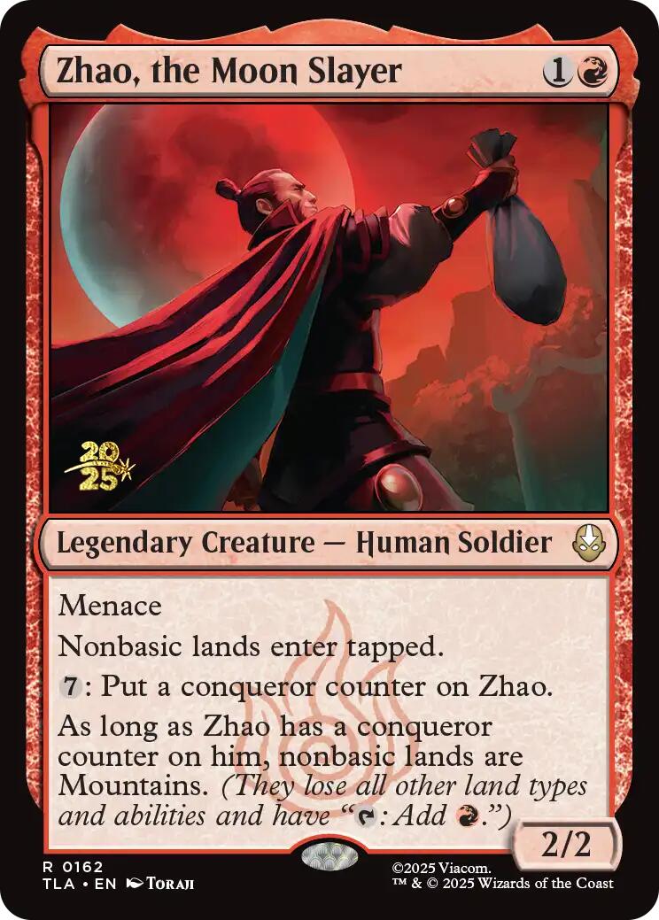 Zhao, the Moon Slayer [Avatar: The Last Airbender Prerelease Cards] | Cards and Coasters CA