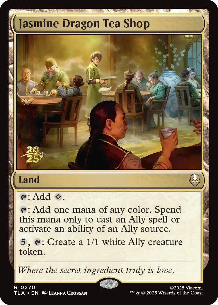 Jasmine Dragon Tea Shop [Avatar: The Last Airbender Prerelease Cards] | Cards and Coasters CA