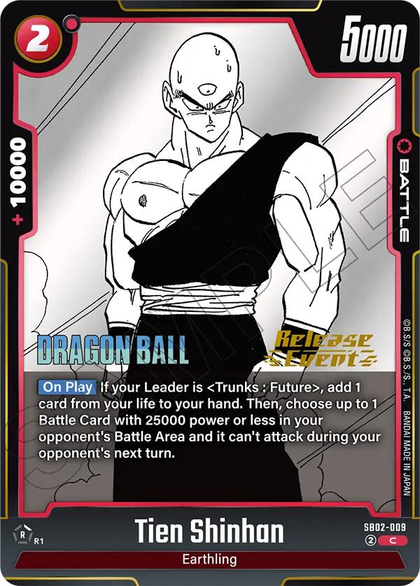 Tien Shinhan [Manga Booster 02 Release Event Cards] | Cards and Coasters CA
