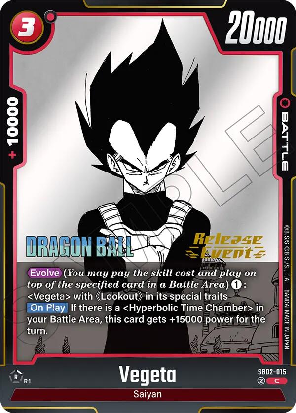Vegeta (SB02-015) [Manga Booster 02 Release Event Cards] | Cards and Coasters CA