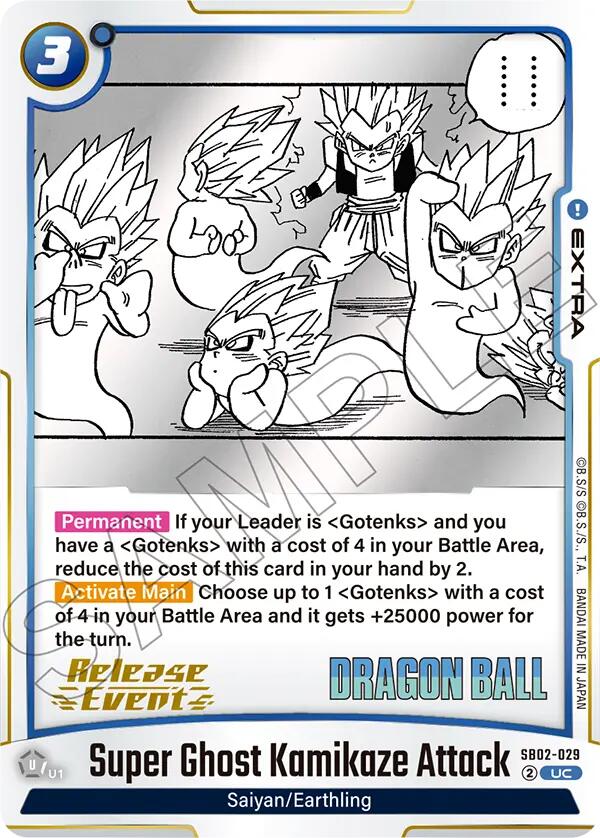 Super Ghost Kamikaze Attack [Manga Booster 02 Release Event Cards] | Cards and Coasters CA
