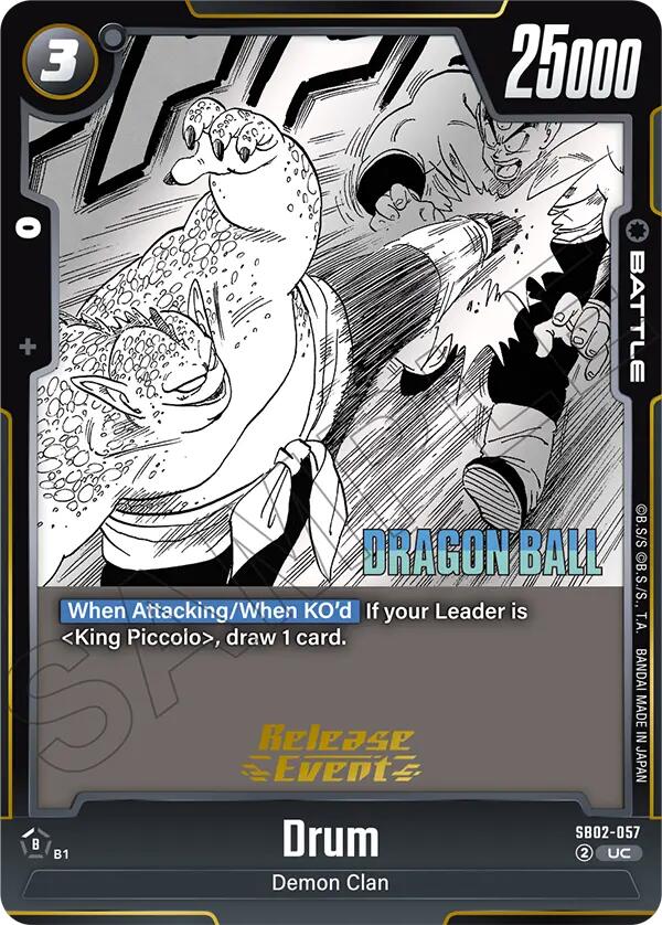 Drum [Manga Booster 02 Release Event Cards] | Cards and Coasters CA
