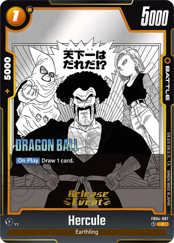 Hercule [Manga Booster 02 Release Event Cards] | Cards and Coasters CA