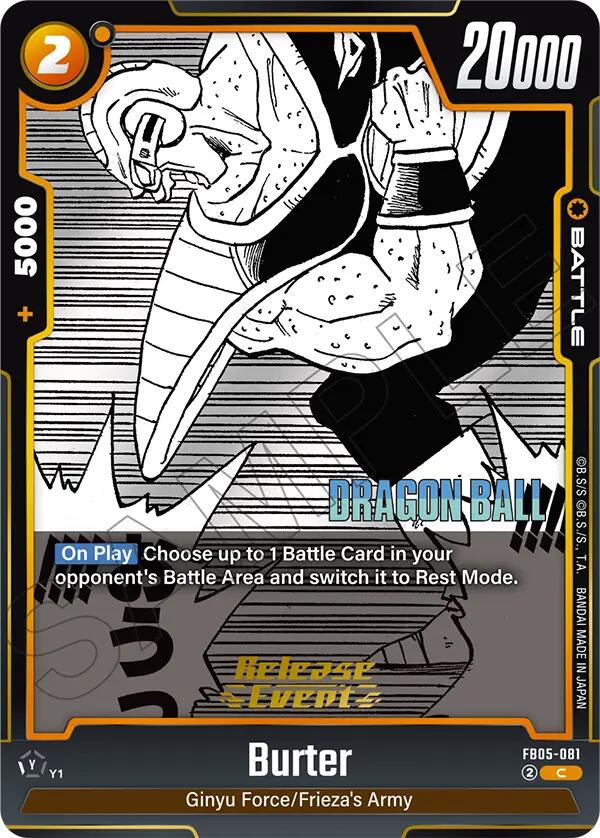 Burter [Manga Booster 02 Release Event Cards] | Cards and Coasters CA