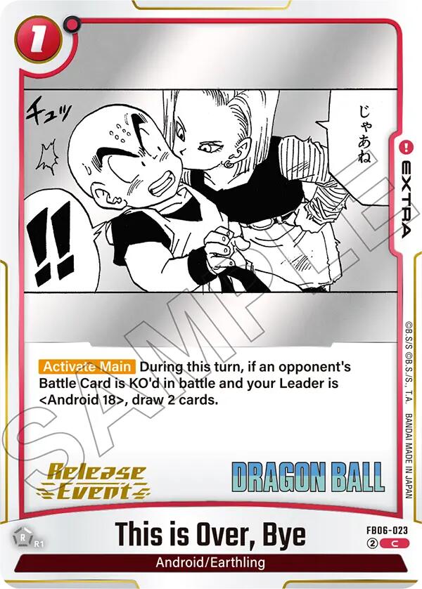 This is Over, Bye [Manga Booster 02 Release Event Cards] | Cards and Coasters CA