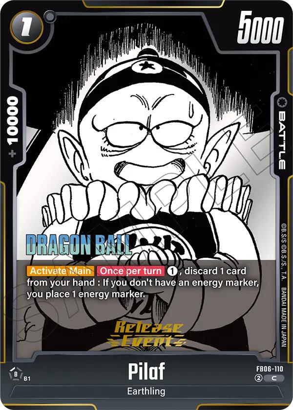 Pilaf [Manga Booster 02 Release Event Cards] | Cards and Coasters CA