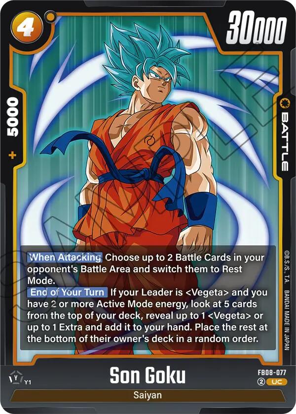 Son Goku (FB08-077) [Saiyan's Pride] | Cards and Coasters CA