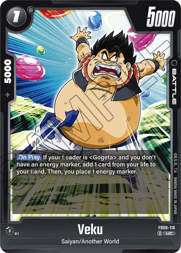 Veku [Saiyan's Pride] | Cards and Coasters CA