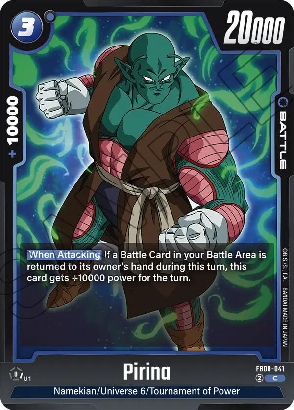 Pirina [Saiyan's Pride] | Cards and Coasters CA