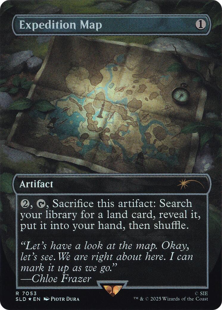 Expedition Map (Rainbow Foil) [Secret Lair Drop Series] | Cards and Coasters CA