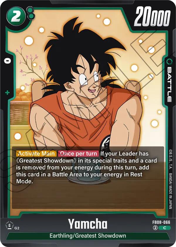 Yamcha [Saiyan's Pride] | Cards and Coasters CA