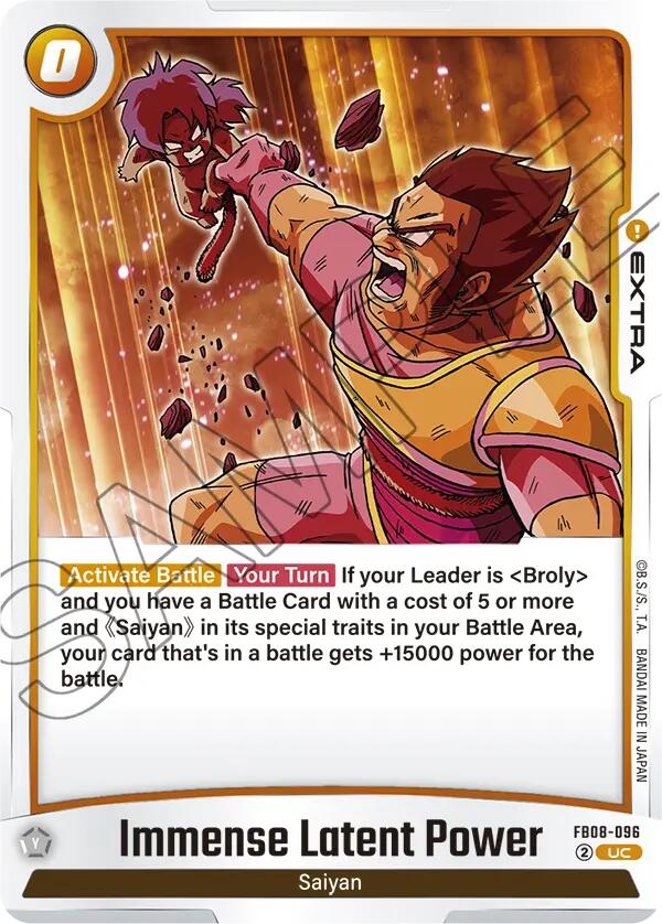 Immense Latent Power [Saiyan's Pride] | Cards and Coasters CA