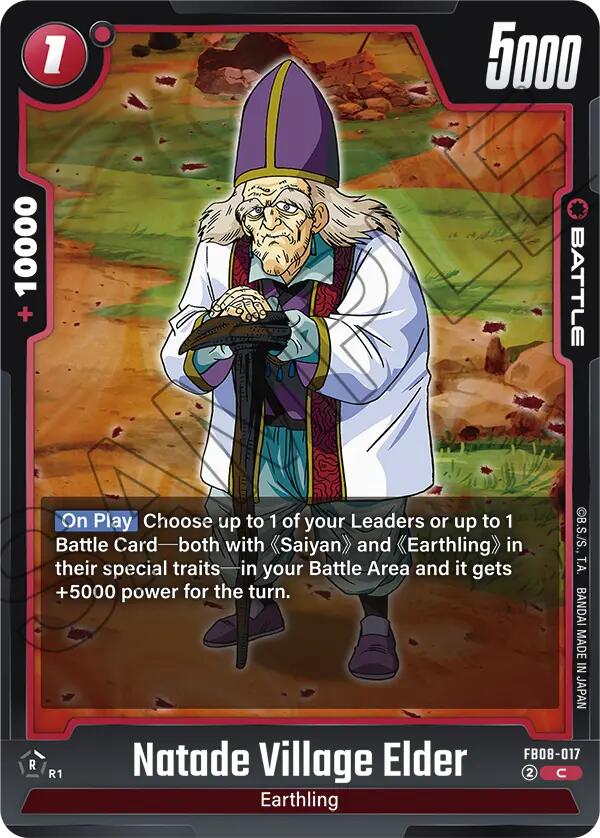 Natade Village Elder [Saiyan's Pride] | Cards and Coasters CA