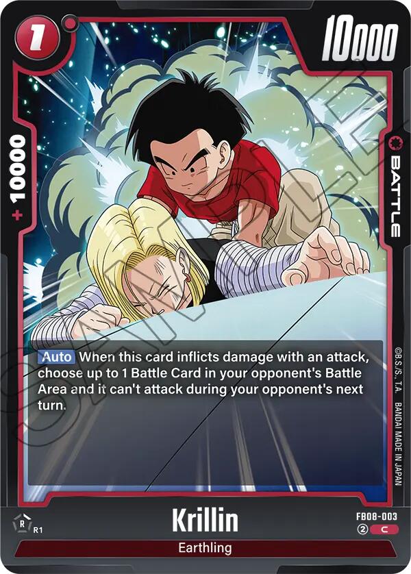 Krillin (FB08-003) [Saiyan's Pride] | Cards and Coasters CA