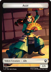 Ally (0007) // Clue (0018) Double-Sided Token [Avatar: The Last Airbender Tokens] | Cards and Coasters CA