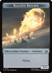 Ballistic Boulder // Soldier (0011) Double-Sided Token [Avatar: The Last Airbender Tokens] | Cards and Coasters CA