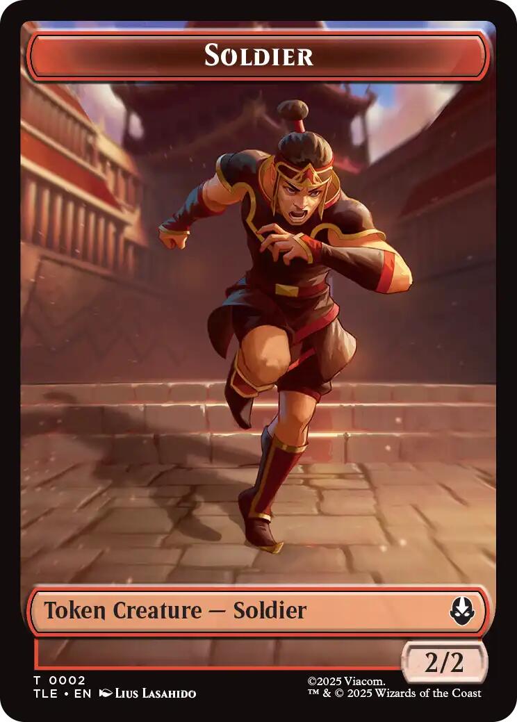 Soldier (0002) [Avatar: The Last Airbender Tokens] | Cards and Coasters CA