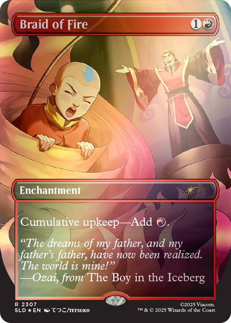 Braid of Fire (2307) (Rainbow Foil) [Secret Lair Drop Series] | Cards and Coasters CA