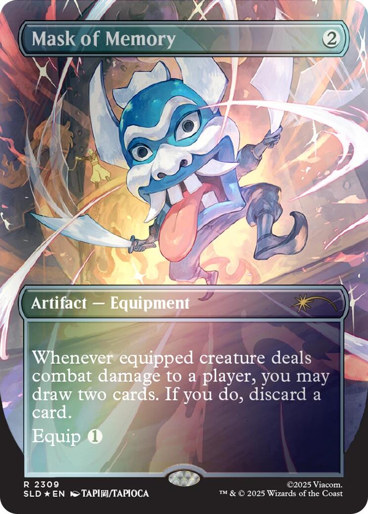 Mask of Memory (Rainbow Foil) [Secret Lair Drop Series] | Cards and Coasters CA