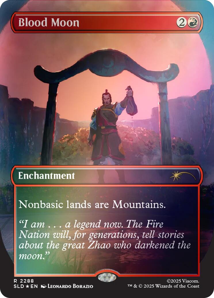 Blood Moon (Rainbow Foil) [Secret Lair Drop Series] | Cards and Coasters CA