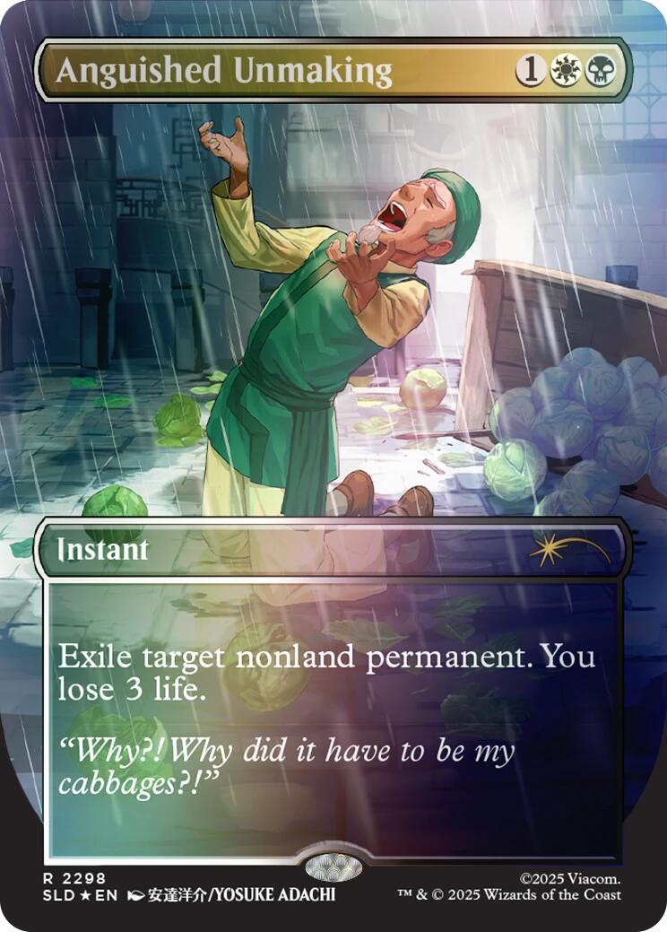 Anguished Unmaking (2298) (Rainbow Foil) [Secret Lair Drop Series] | Cards and Coasters CA