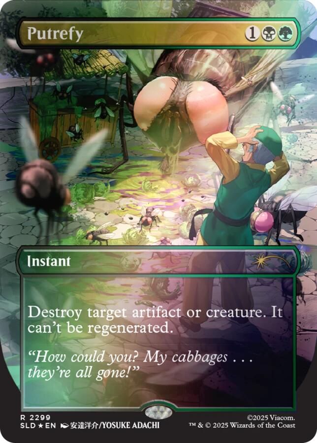 Putrefy (Rainbow Foil) [Secret Lair Drop Series] | Cards and Coasters CA