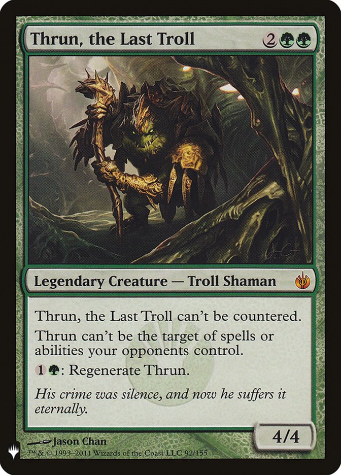 Thrun, the Last Troll [Mystery Booster] | Cards and Coasters CA