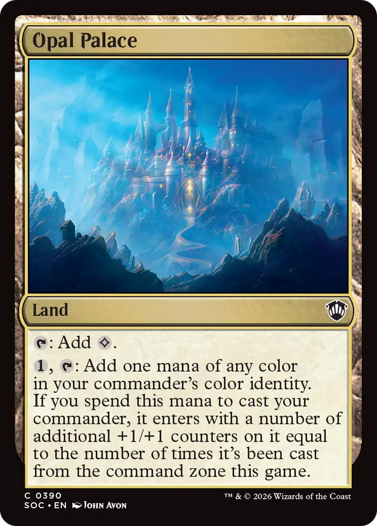 Opal Palace [Secrets of Strixhaven Commander] | Cards and Coasters CA