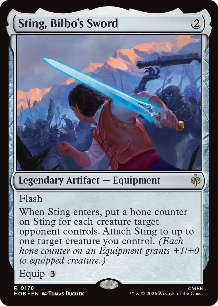 Sting, Bilbo's Sword [The Hobbit] | Cards and Coasters CA