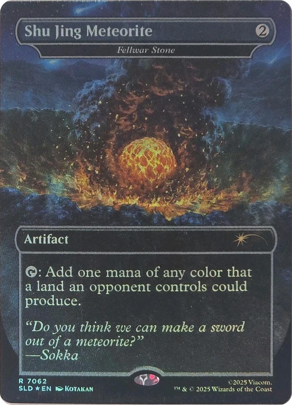 Shu Jing Meteorite - Fellwar Stone (Rainbow Foil) [Secret Lair Drop Series] | Cards and Coasters CA