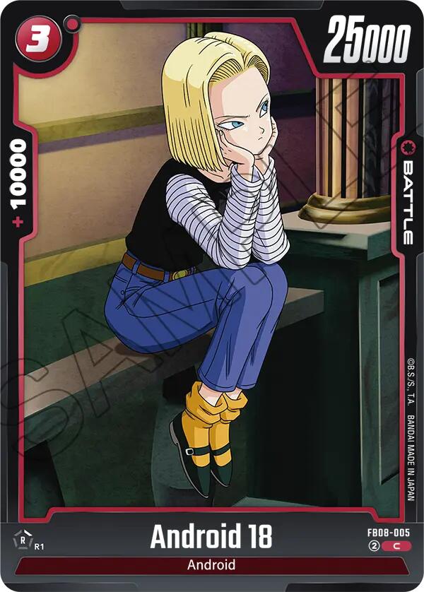 Android 18 [Saiyan's Pride] | Cards and Coasters CA