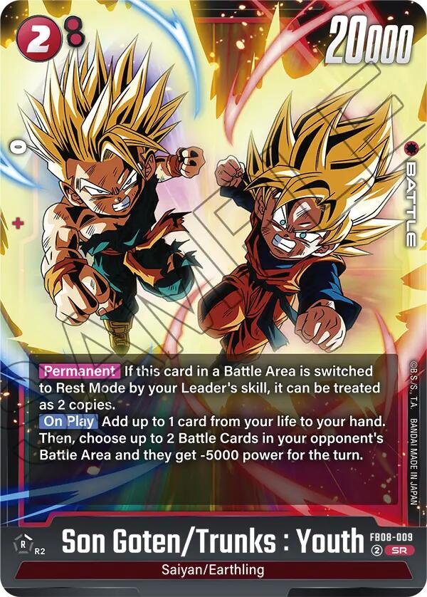 Son Goten/Trunks : Youth [Saiyan's Pride] | Cards and Coasters CA