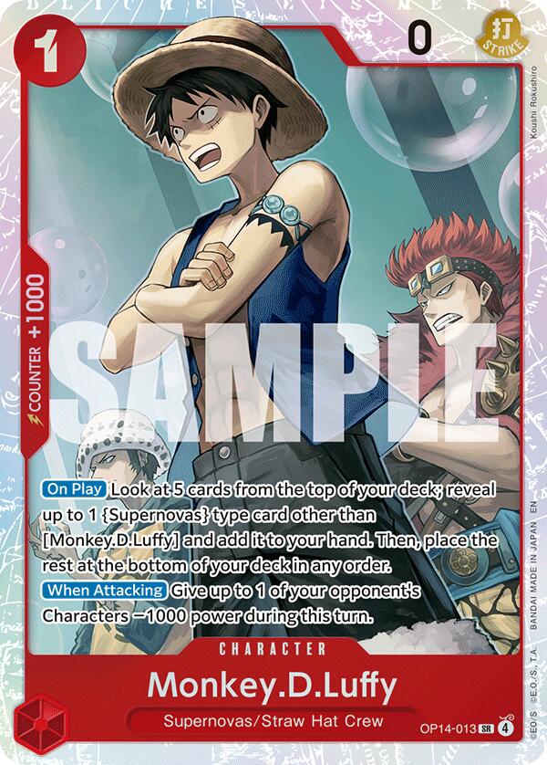 Monkey.D.Luffy [The Azure Sea's Seven] | Cards and Coasters CA