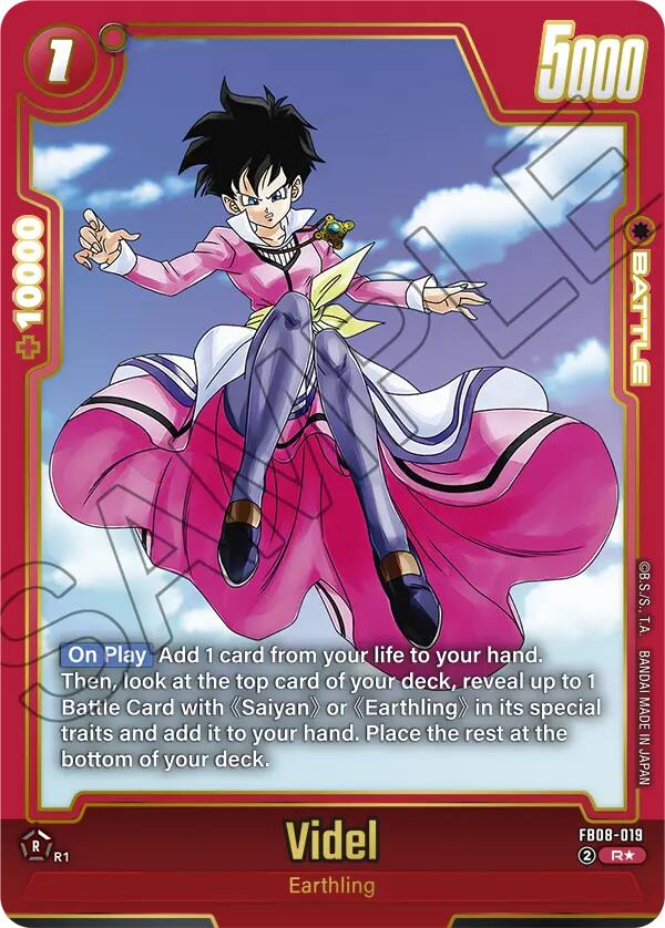 Videl (FB08-019) (Alternate Art) [Saiyan's Pride] | Cards and Coasters CA
