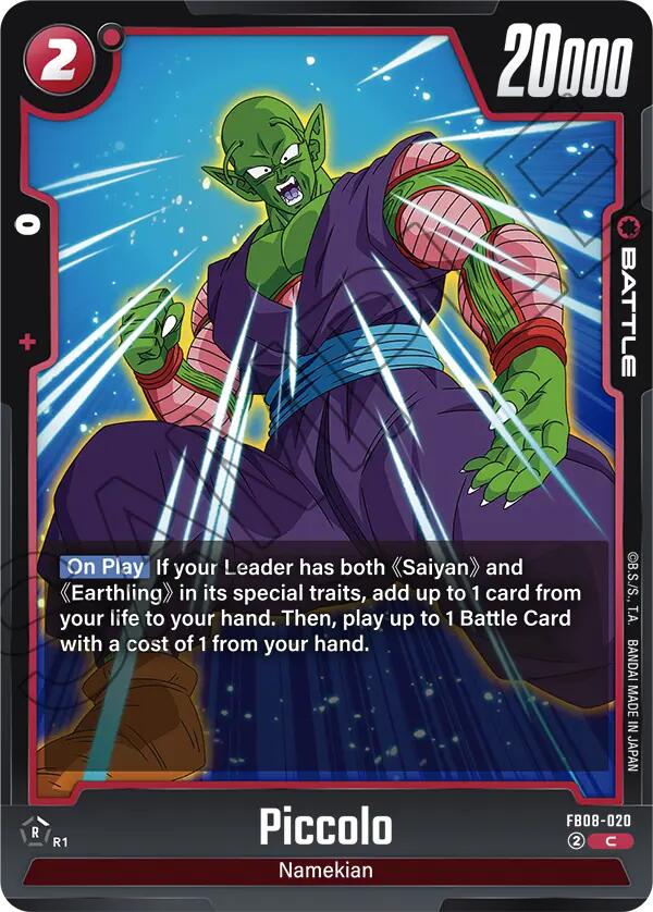 Piccolo (FB08-020) [Saiyan's Pride] | Cards and Coasters CA