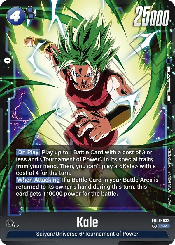 Kale (FB08-032) [Saiyan's Pride] | Cards and Coasters CA
