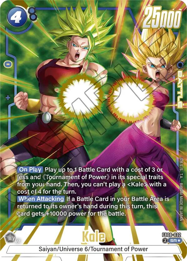 Kale (FB08-032) (Alternate Art) [Saiyan's Pride] | Cards and Coasters CA