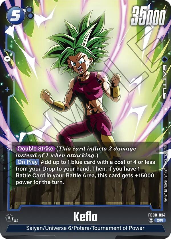 Kefla (FB08-034) [Saiyan's Pride] | Cards and Coasters CA