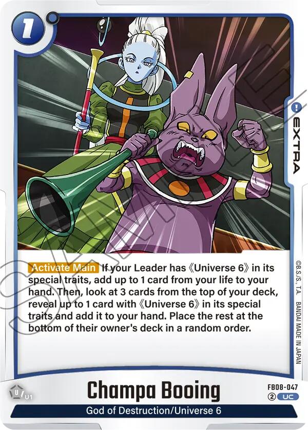 Champa Booing [Saiyan's Pride] | Cards and Coasters CA