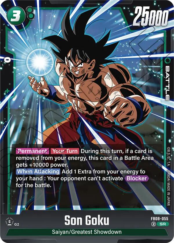 Son Goku (FB08-055) [Saiyan's Pride] | Cards and Coasters CA