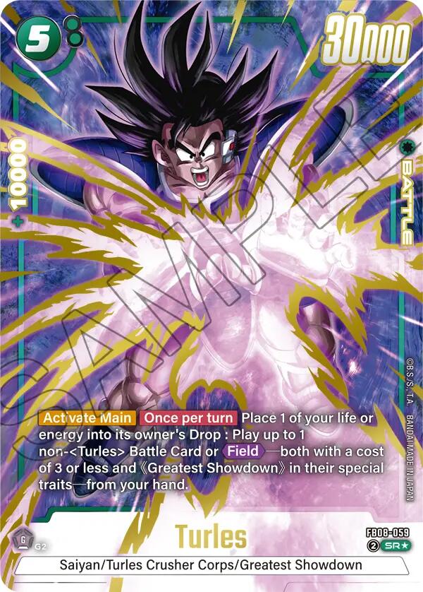 Turles (FB08-059) (Alternate Art) [Saiyan's Pride] | Cards and Coasters CA