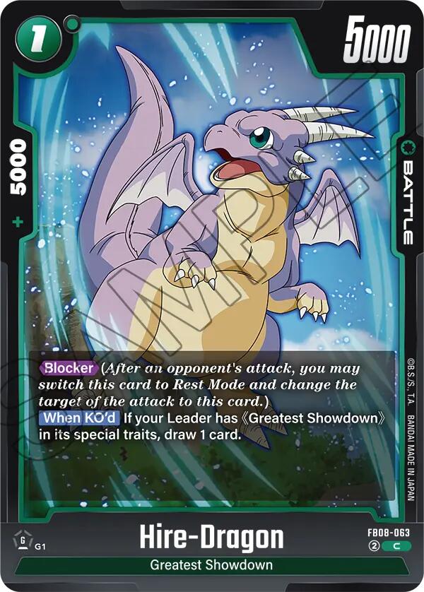 Hire-Dragon [Saiyan's Pride] | Cards and Coasters CA