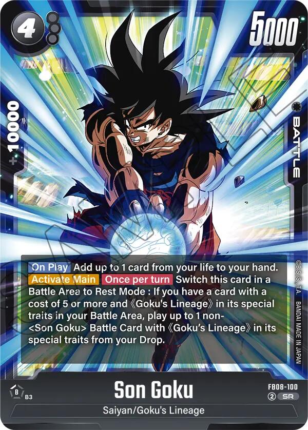 Son Goku (FB08-100) [Saiyan's Pride] | Cards and Coasters CA