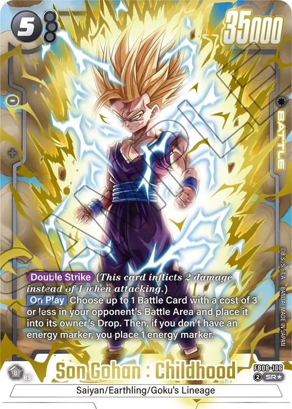 Son Gohan : Childhood (FB08-106) (Alternate Art) [Saiyan's Pride] | Cards and Coasters CA